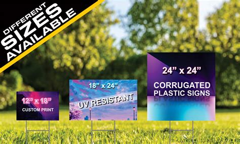 Yard Signs & Custom Signage